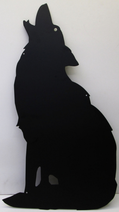animal lifesize silhouette standing coyote